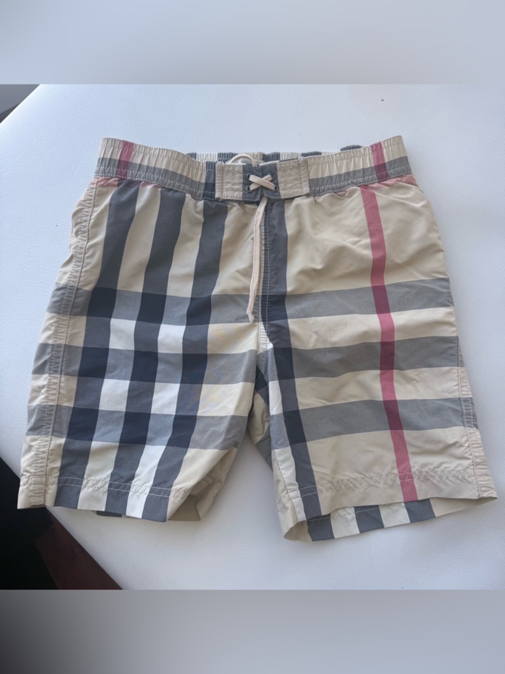 Burberry Swimwear swim trunks 8T Burberry beige elastic belt